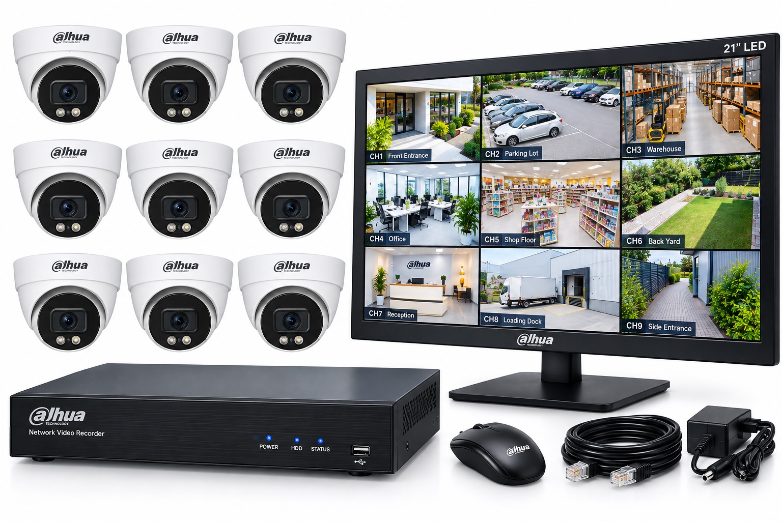 IP Camera Installation (9-Camera System)