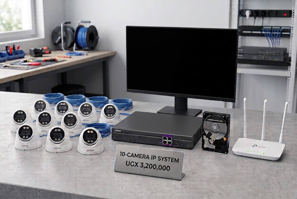 IP Camera Installation (10-Camera System)