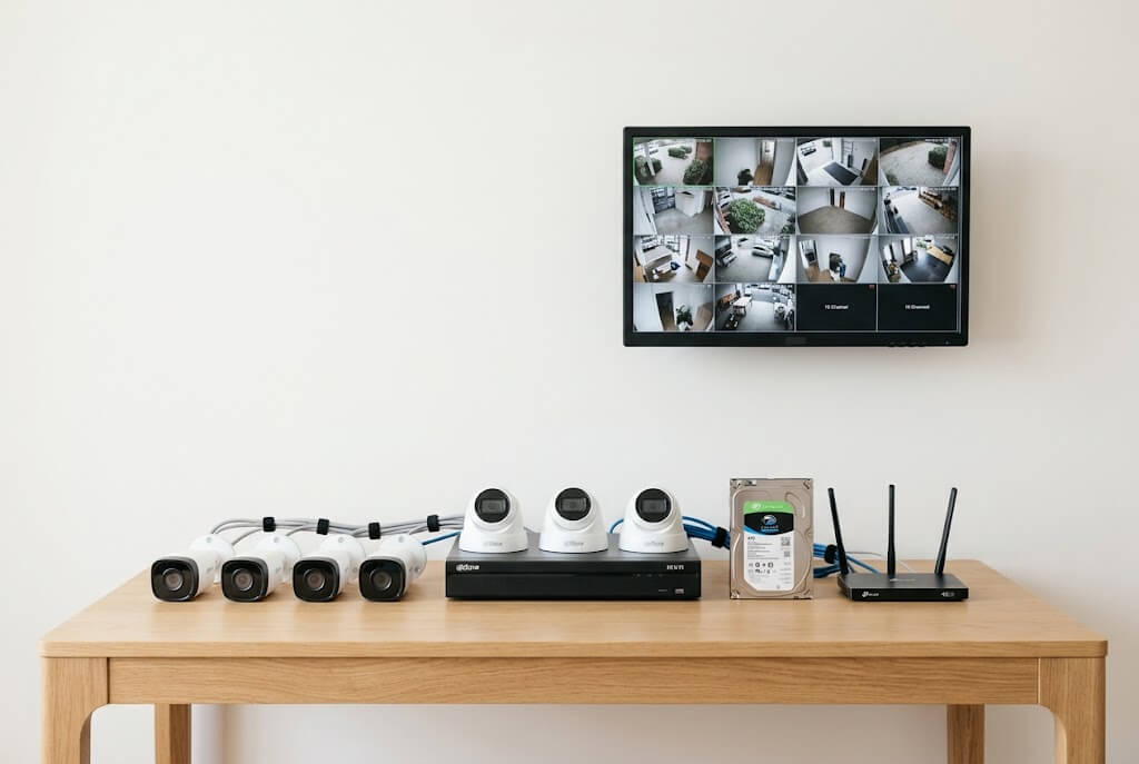 IP Camera Installation (13-Camera System)