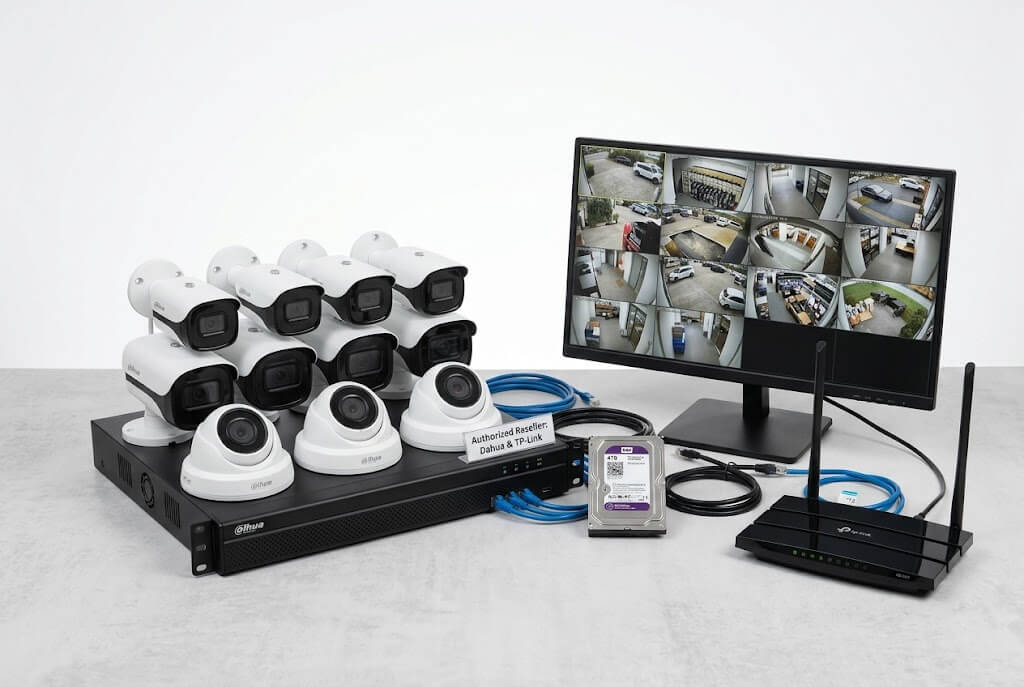 IP Camera Installation (14-Camera System)