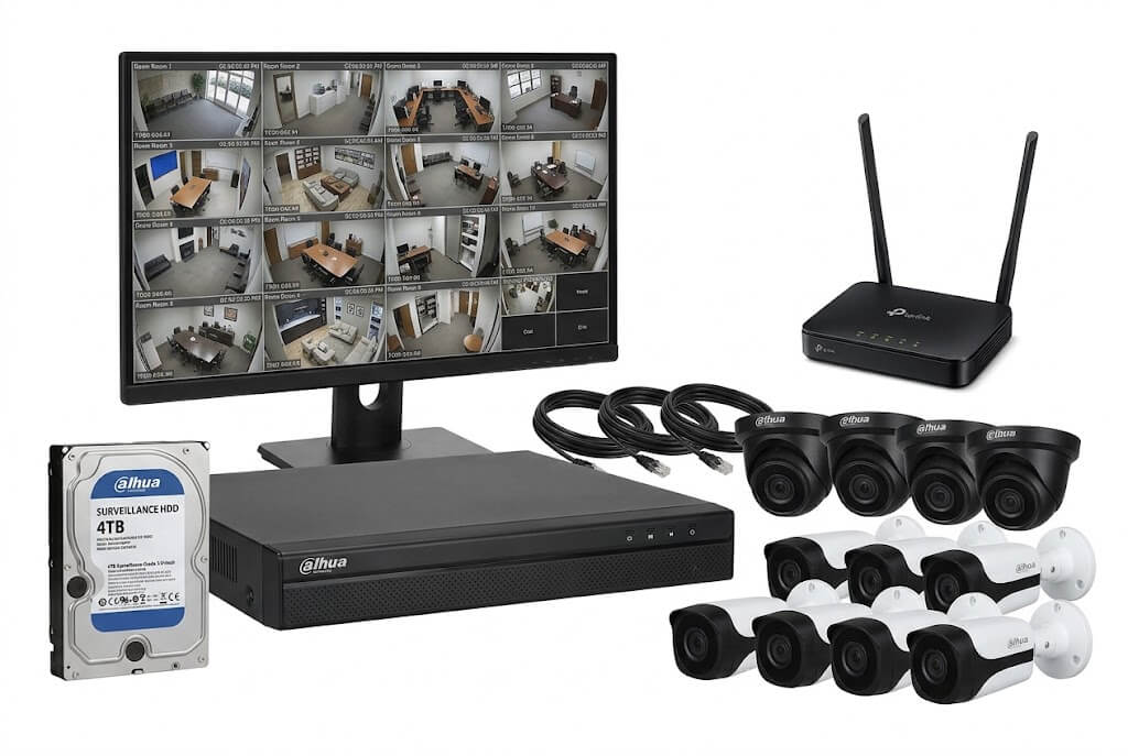 IP Camera Installation (16-Camera System)